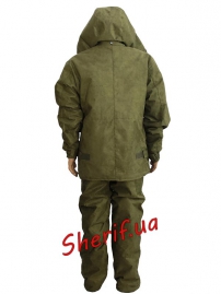 Костюм теплый Егерь тк. Мембрана-замш Olive-2