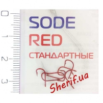 Крючки Leader № 3 Sode red стандартные