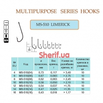 Hook LIMERICK #16 (Ring, BN) 10pcs.
