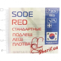 Крючки Leader № 5 Sode red стандартные (подлещ, лещ, плотва)