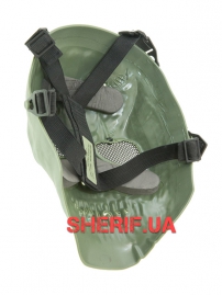Маска защитная Max Fuchs Череп Olive-4