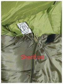 Спальный мешок-одеяло Max Fuchs двухслойный Hollow Fiber Olive-2