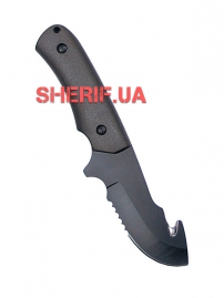 Нож Max Fuchs в чехле с фонариком и карабином Olive-3