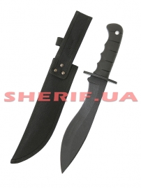 Нож Mil-tec Kampfmesser Mit Machetenklinge Black-3
