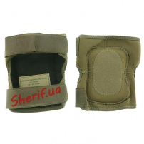 Neoprene Max Fuchs elbow pads. Olive