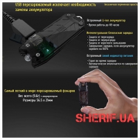 Фонарь Nitecore TUBE (в ассортименте)-6