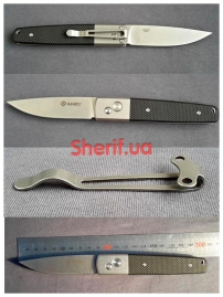 Нож-автомат Ganzo G7212 черный-9