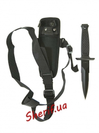 Нож MIL-TEC STIEFELMESSER MIT MEHRZWECKSCHEIDE Black, 15372000 3