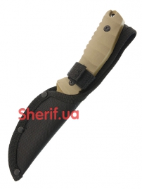 15387005 Нож MIL-TEC 440/G10 с ножнами Coyote-5