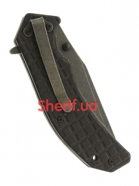 15301202 Нож MIL-TEC G10 Stone Washed Black-5