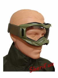 Очки тактические MIL-TEC Attack Olive, 15615601-6