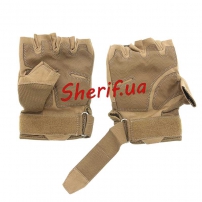 Перчатки б/п CQB HF + плас. кост. TAN-3