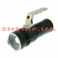 Lantern Police portable KD-004-T6+COB, 2 batteries 18650, zoom, charger 220V/12V