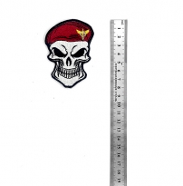 Шеврон Skull, red, (М-ТМ)