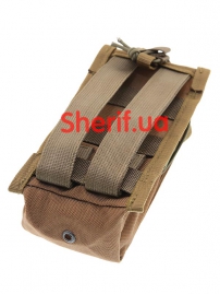 Подсумок под 2 магазина АК Coyote Brown-3