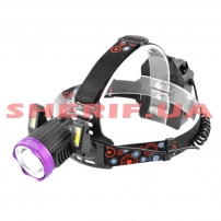 Head lamp Police JR-6000-T6+2COB, 2x18650 (3xAA), micro USB memory