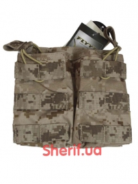 Flyye Molle EV Universal Double Mag Pouch AOR1