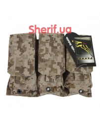 Flyye Triple M4M16 Mag Pouch AOR1
