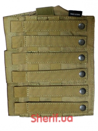 Подсумок TMC Triple M4 Mag Pouch CB 2