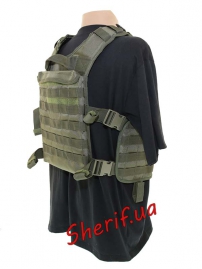 Разгрузочный жилет с системой Molle Olive-2