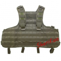Разгрузочный жилет с системой Molle Olive-4