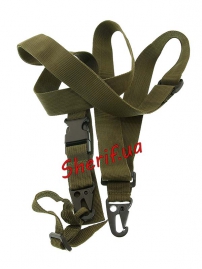 Three-point gun sling Olive ST-3