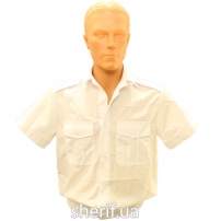 Shirt white Police (short sleeve)