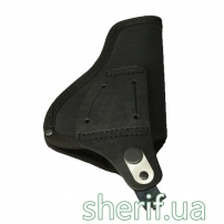 kobura-poyasnaya-revolver-3-s-klipsoj-cordura1000d-kozha-chjornaya 2
