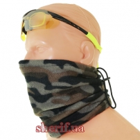Buff Camo №2 (fleece) with a puff