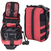 Сумка под аптечку тактическая, быстрого сброса, Red/Black