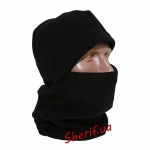 Balaclava black (fleece)