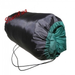 Спальник-кокон (зеленый в черном чехле)-2