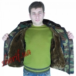 Куртка зимняя ТИТАН камуфл. НАТО мех отстегивается-5
