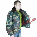 Куртка зимняя ТИТАН камуфл.№2 мех отстегивается