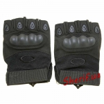 Перчатки тактические беспалые Oakley (черные) 1