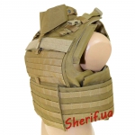 Бронежилет Flyye MOLLE MTV Vest CB