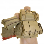 Жилет разгрузочный CIRAS MAR. Coyote brown