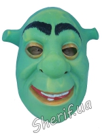 Carnival mask Shrek rubber