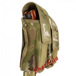 Подсумок для магазинов АК47 двойной MIL-TEC Multicam вид сбоку