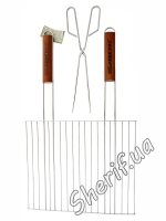 Решетка-гриль с щипцами Bq-86AA  31-37см