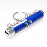 Flashlight-keychain+laser in blister