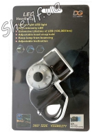 Bicycle flashlight for 7 diodes