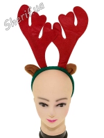 Headband with antennas Deer antlers