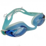 Окуляри для плавання блакитні Speedo