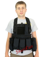 Разгрузка Chest Rig черная [A.C.M] 1