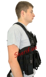 Разгрузка Chest Rig черная [A.C.M] 2