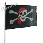 Pirate flag 45x30cm (height 70cm)