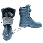 Tactical boots 'Ranger' 42 rub. black/fur sheepskin
