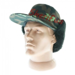 Кепка Альфа+мех Лес т.к Саржа 2