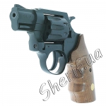 Revolver chambered for Flaubert Alfa 420 (black walnut)